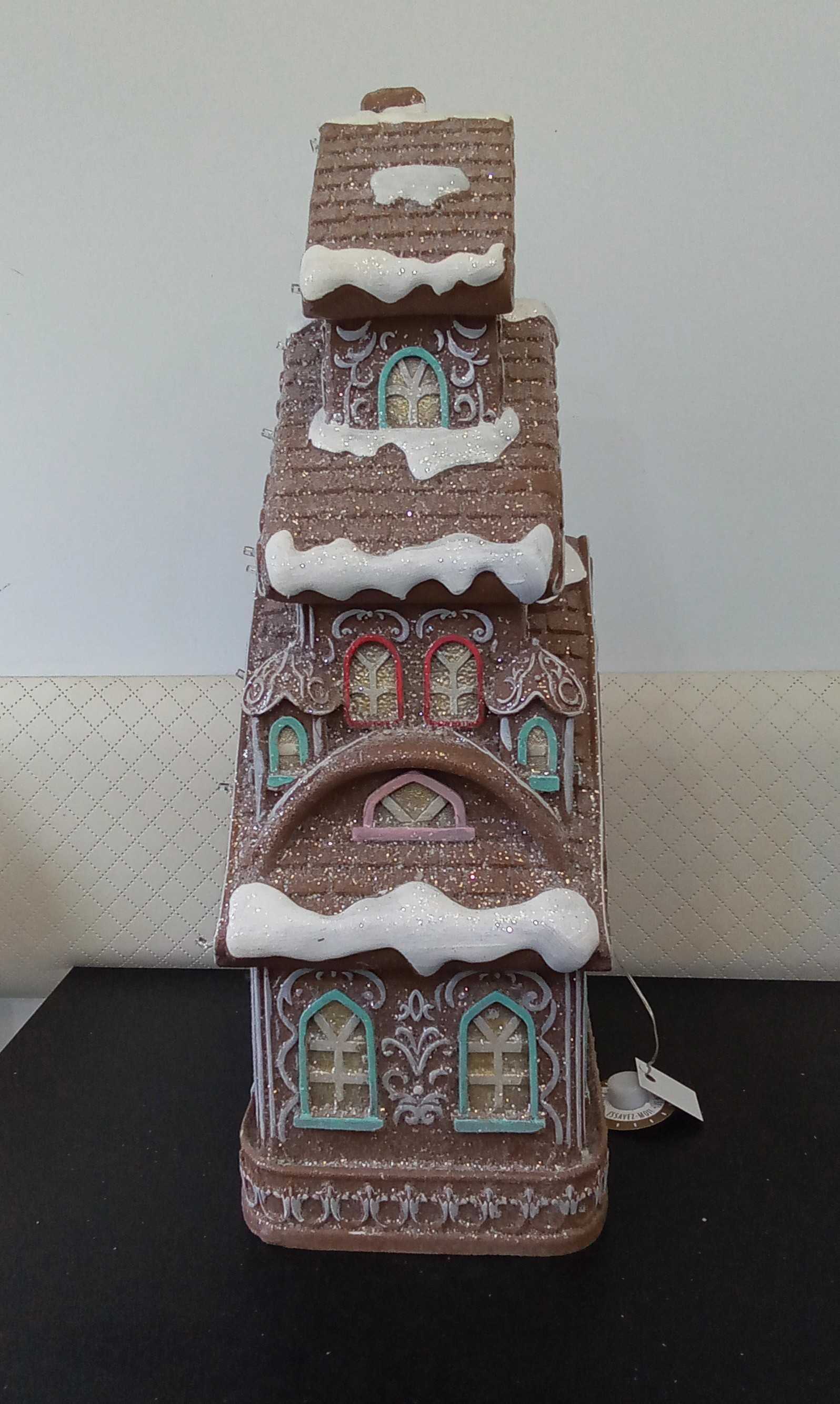 Domek z piernika Gingerbread XXL podświetlenie LED wys. 62cm