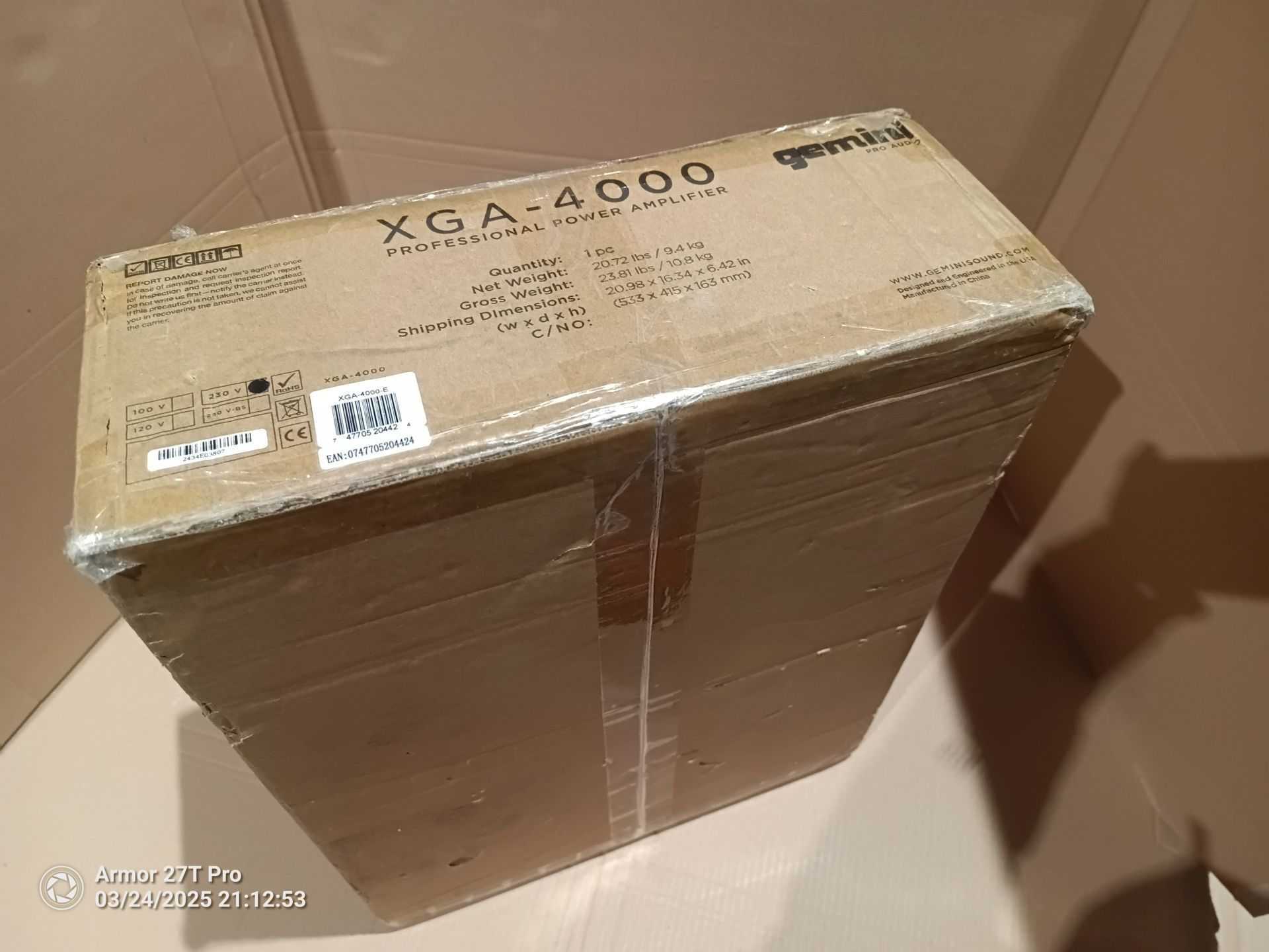Gemini XGA-4000 wzmacniacz mocy 700 W RMS KOŃCÓWKA MOCY 4000 W