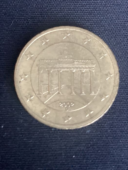 50 euro cent niemcy 2002r
