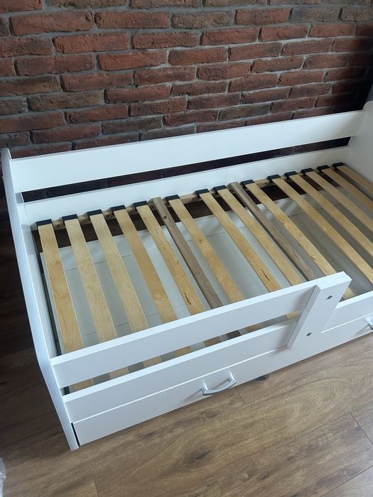 Łóżko łóżeczko dzieciece białe 80x160