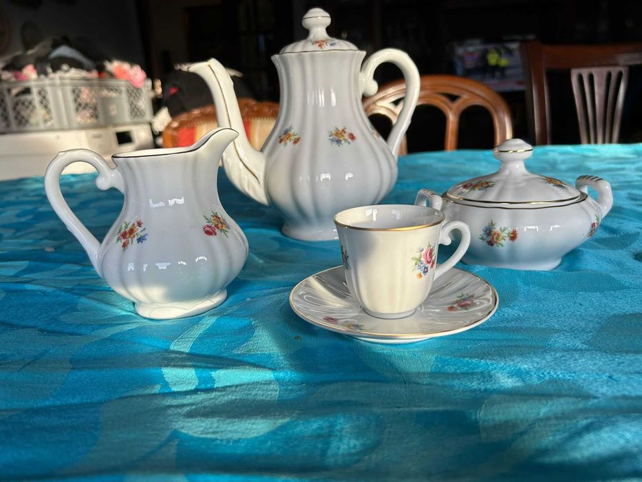 Serviço de café da Vista Alegre - 6 chávenas