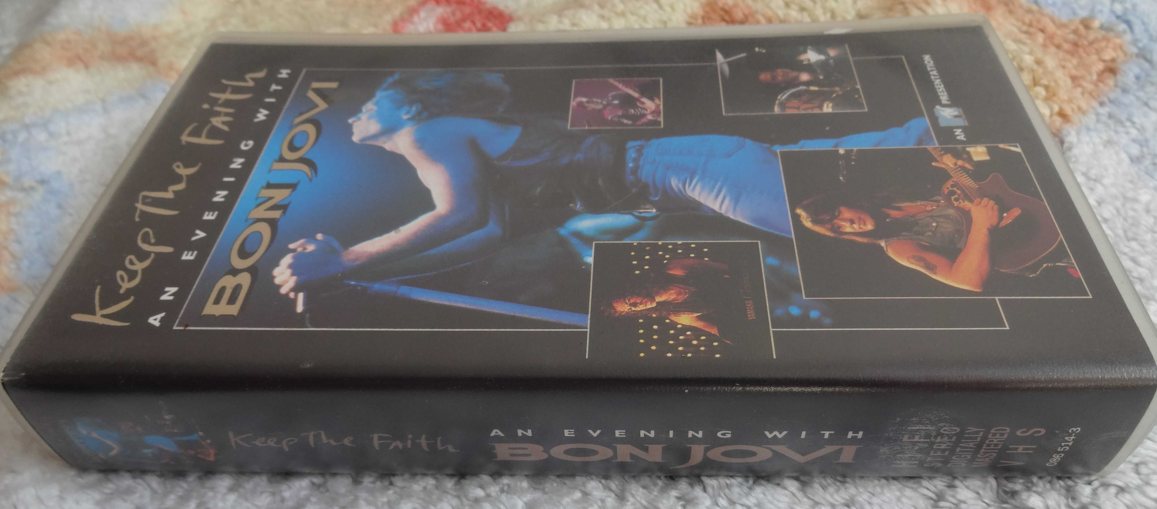 Bon Jovi "Keep the faith" - VHS Hi-Fi stereo z Wlk. Brt.(MTV PolyGram)