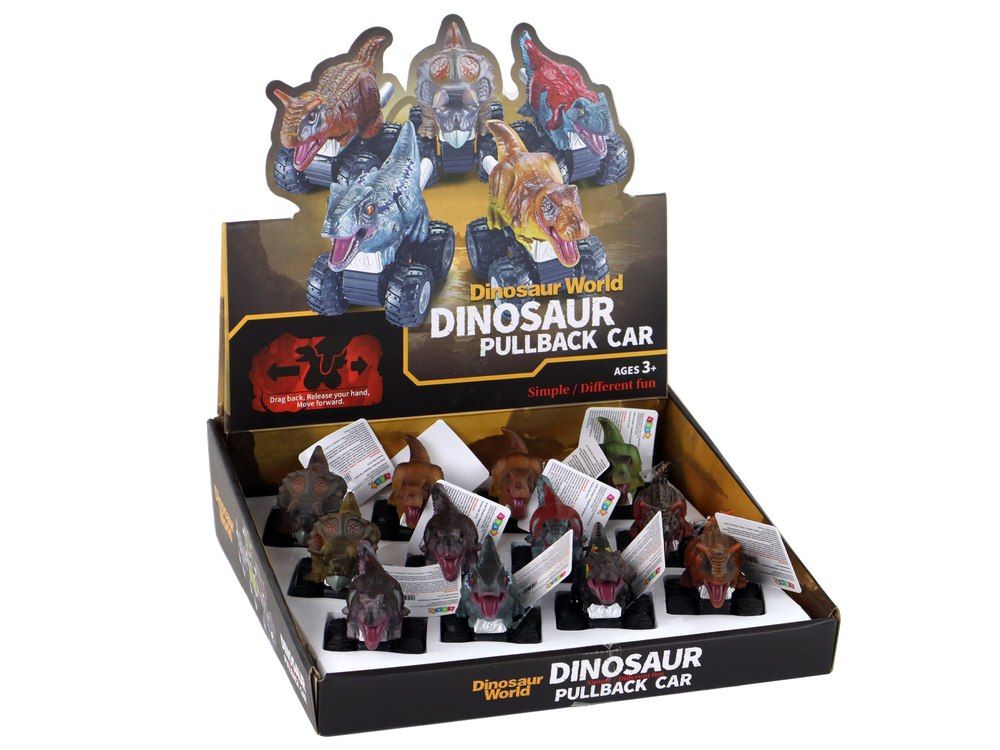 Autko Dinozaur z Napędem Frykcyjnym Różne Gatunki Kolory