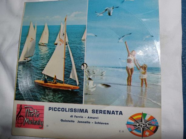 3 Discos postal musicais italianos anos 50.
Raridades