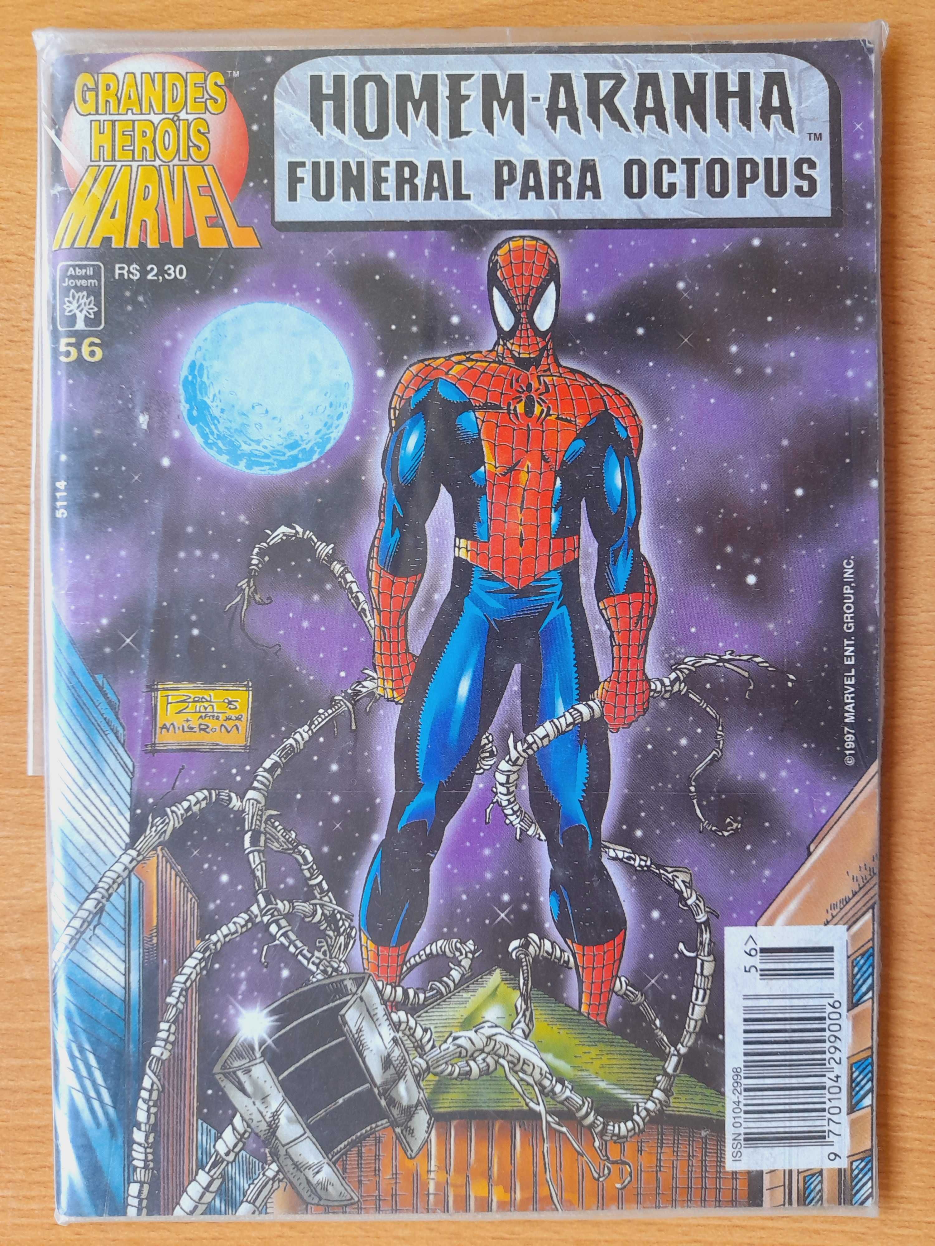 Grandes Heróis Marvel 56 - Homem-Aranha: Funeral para Octopus