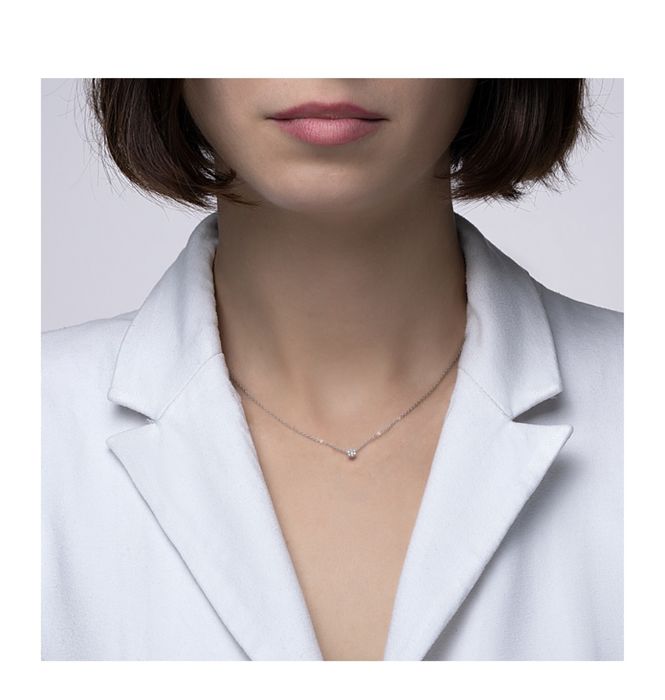 Золотое колье с бриллиантами Золотой век