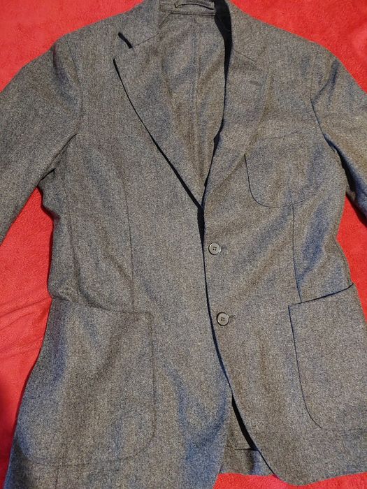 Чоловічий шерстяний піджак блейзер, розмір M/L
