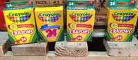 Восковые карандаши мелки Crayola 24 цвета оригинал США