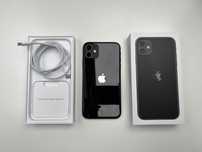 iPhone 11 128 gb czarny kondycja baterii 72%