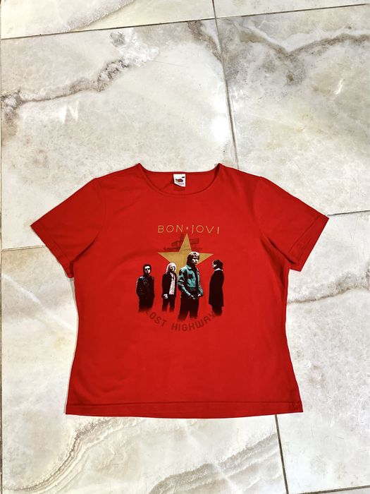 Bon Jovi 2007 Lost Highway жіноча мерч футболка