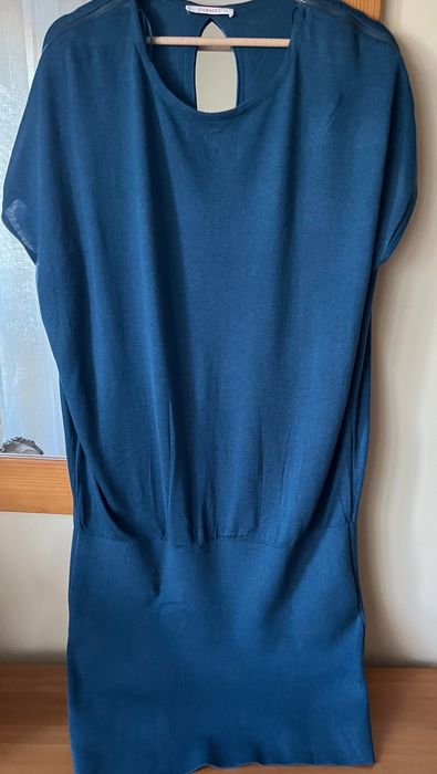 Vestido sra turquesa petróleo