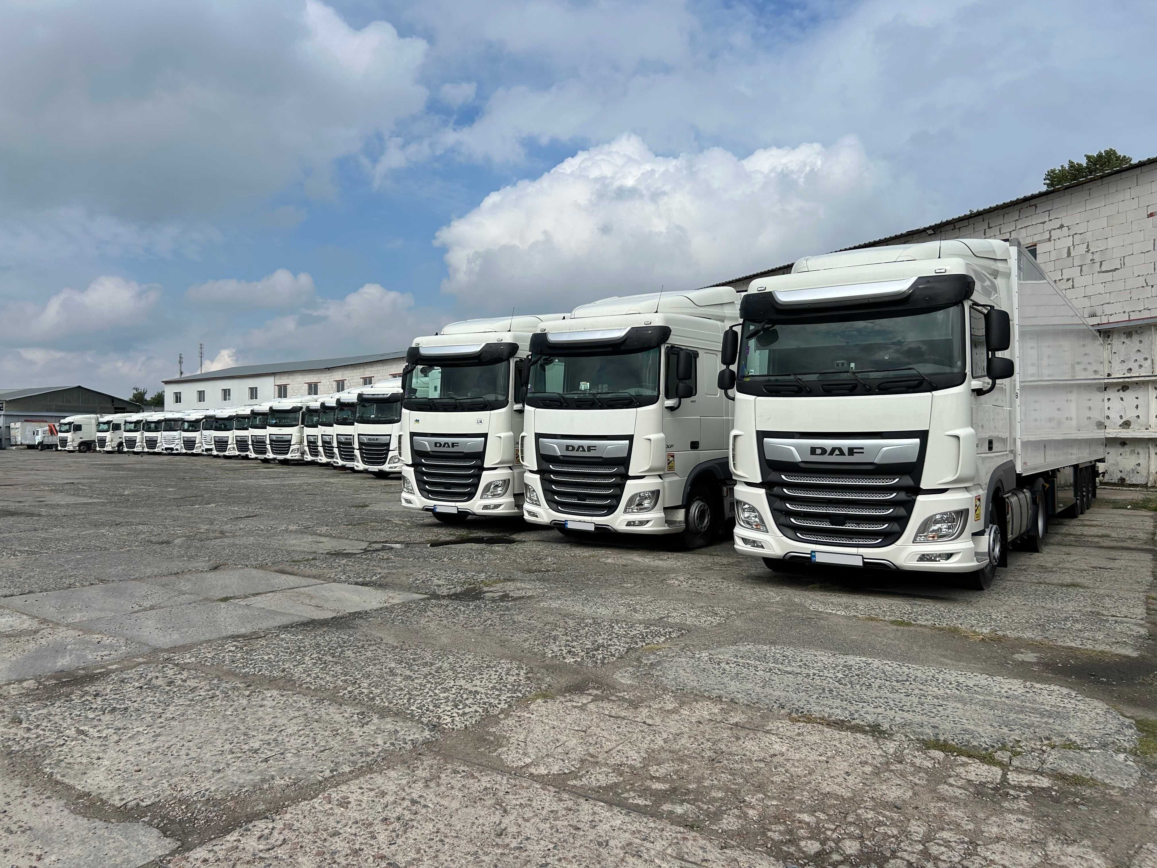 SCHMITZ KRONE,  рефи 2013-19. DAF Тягачі 2010-2019. Окремо і разом