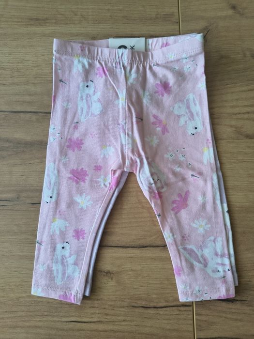 Zestaw 2 szt legginsy niemowlęce NOWE rozmiar 74
