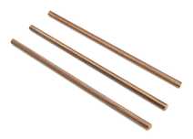 Turbaks bakielit wałek pręt laska d13,5mm 3x370mm 3szt