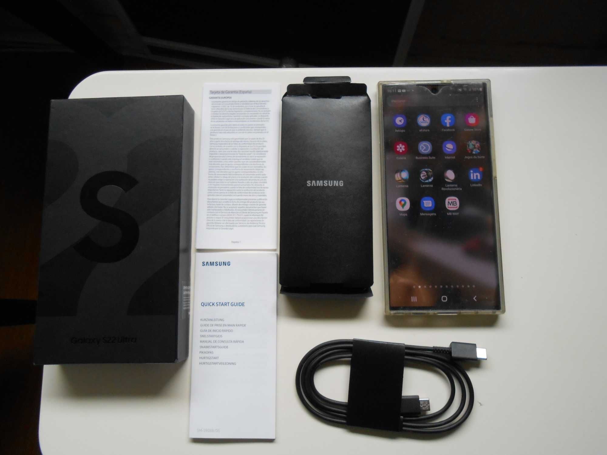 SamsungGalaxy S22 Ultra 128GB ComoNovo Em Caixa