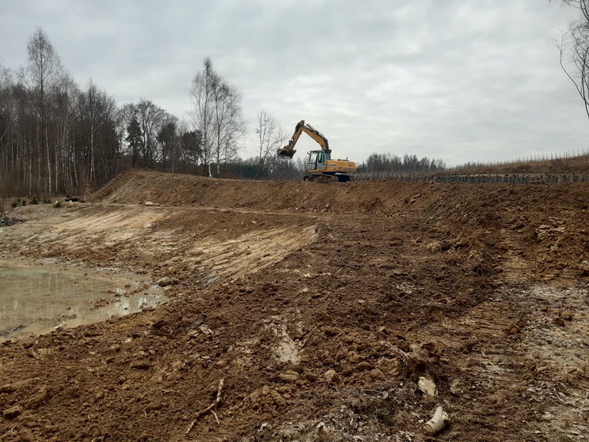 Kopanie, czyszczenie stawów. Rozbiórki. Wyburzenia. Usługi koparkąmi.