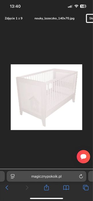 Łóżeczko Noukie’s 140x70