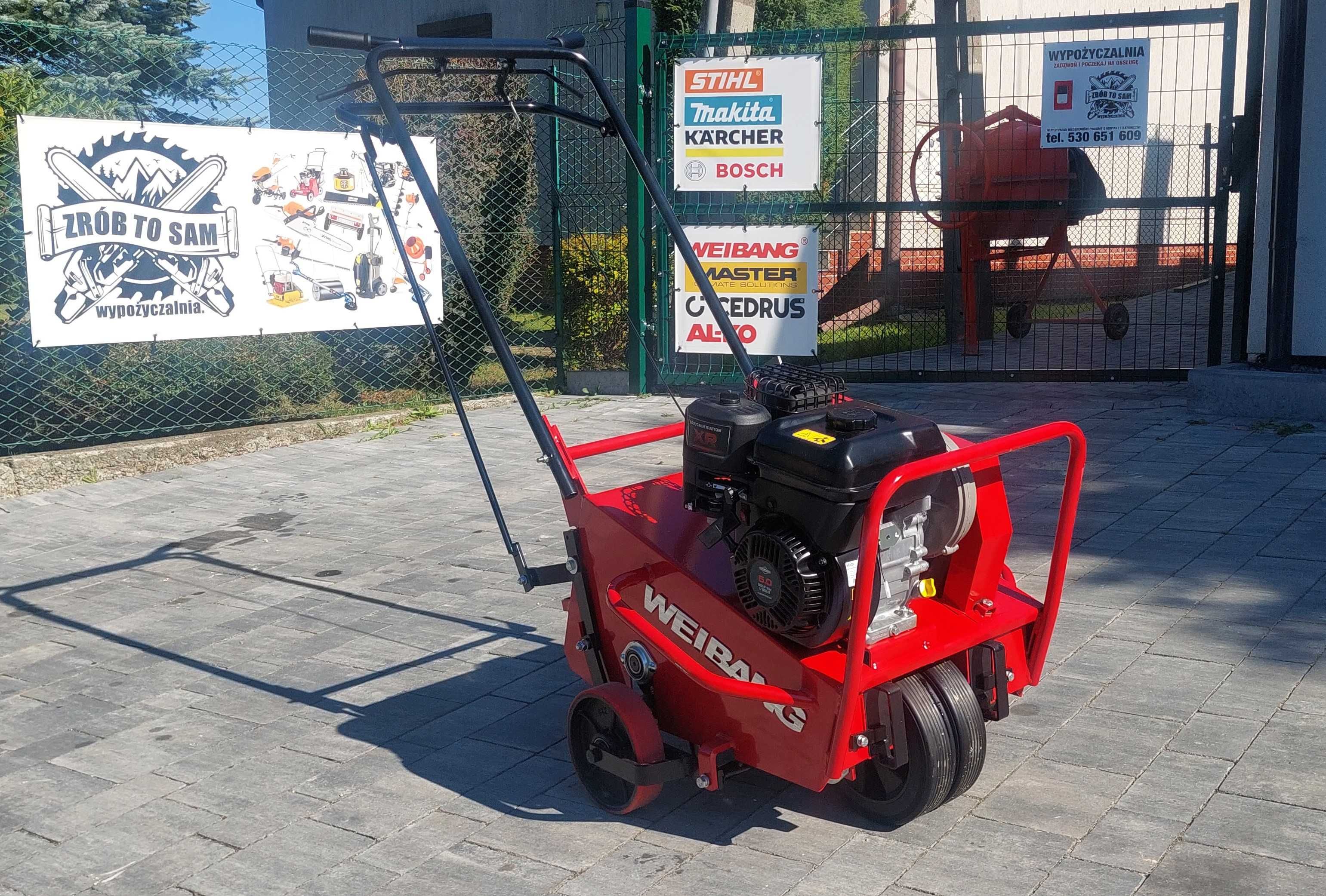 Aerator rurkowy Weibang profesional  trawa jak boisko wynajem aeracja