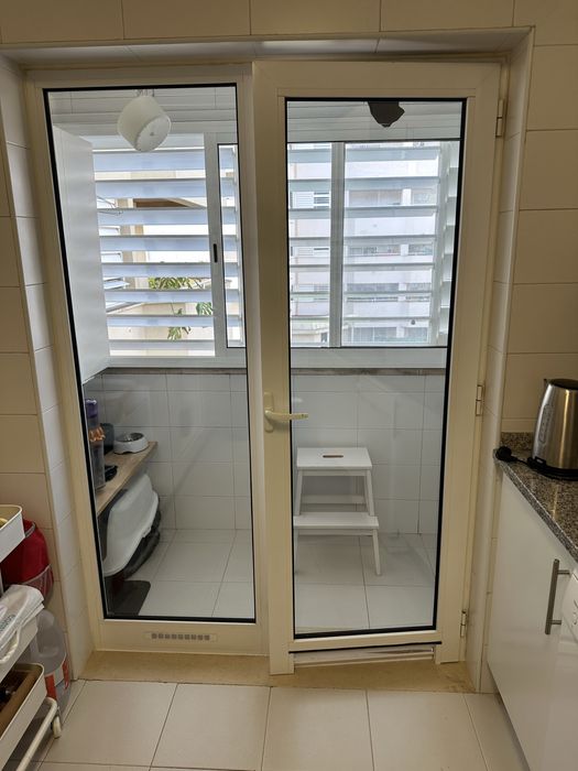 Porta aluminio Vidro duplo