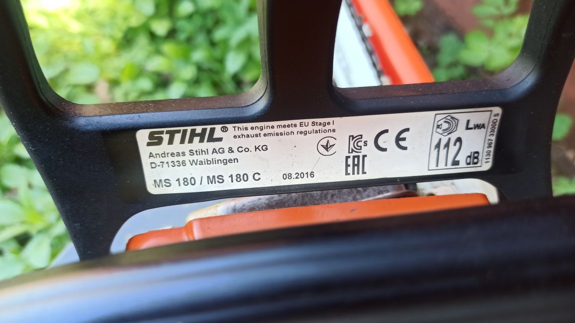 Бензопила Stihl MS 180, штиль 180