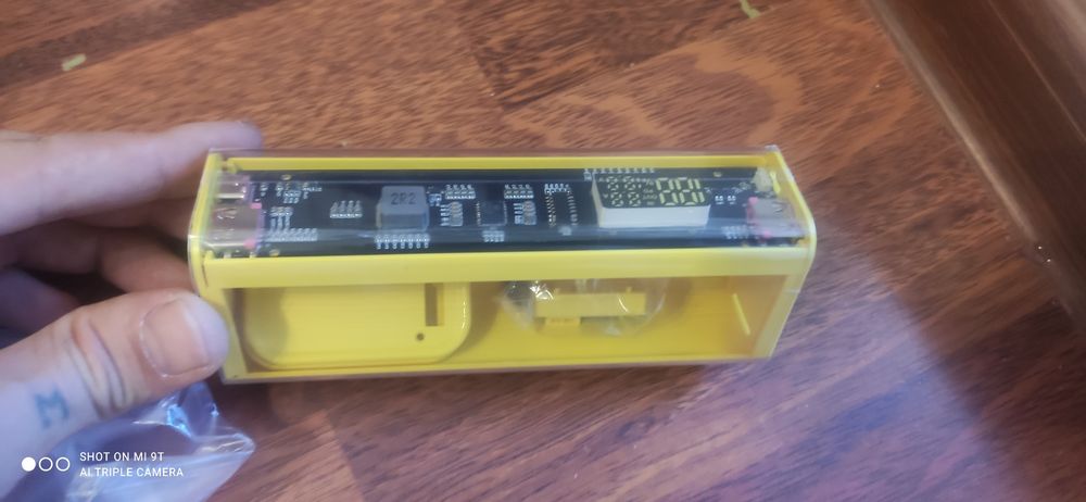 Корпус повербанку прозрачный 8х18650, QC, 22,5w, швидка зарядка