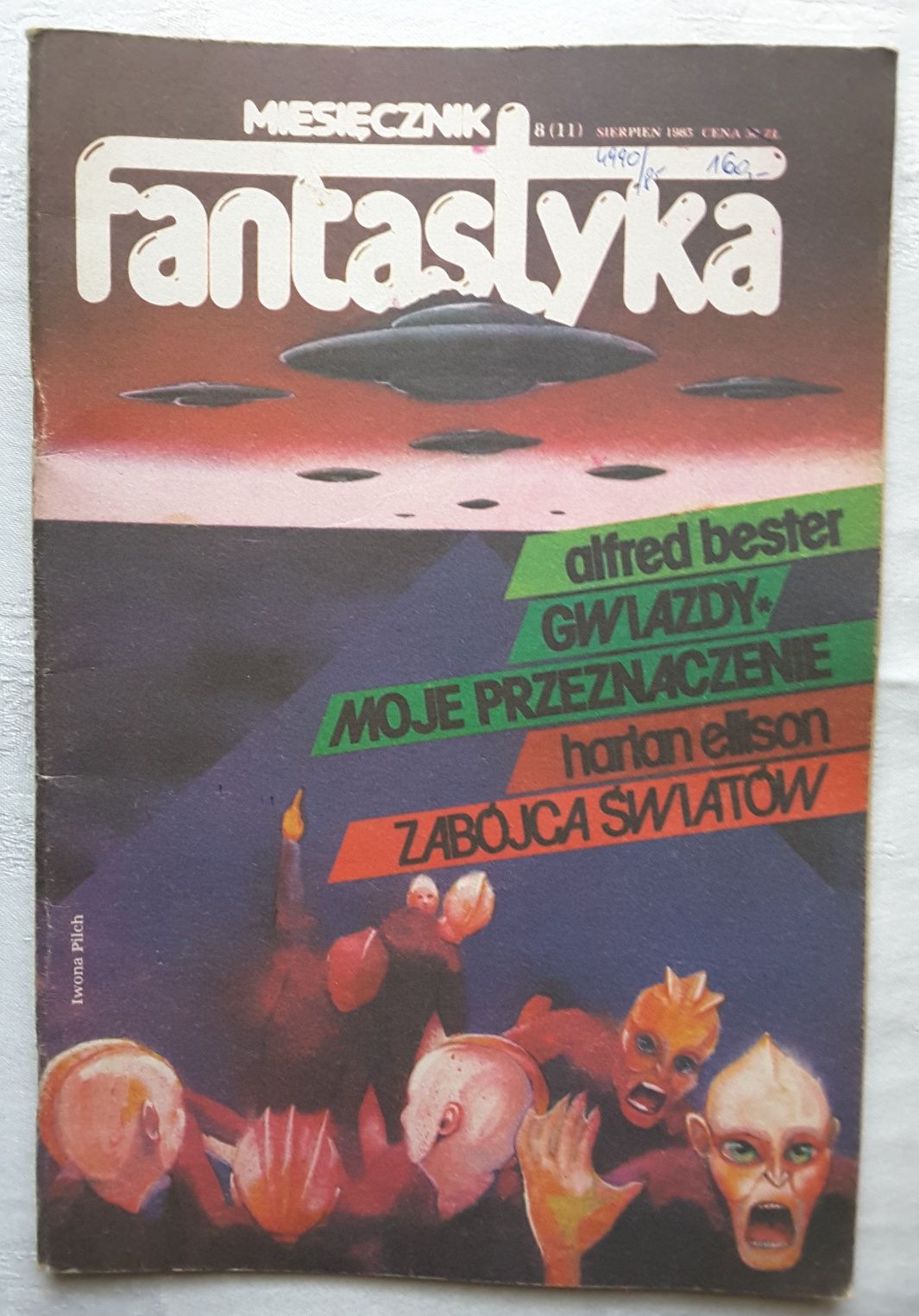 Czasopismo Fantastyka nr 8 (11) Sierpień 1983