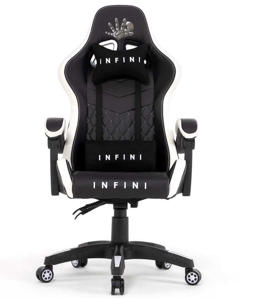 Fotel Gamingowy dla Gracza Infini Five Black/White