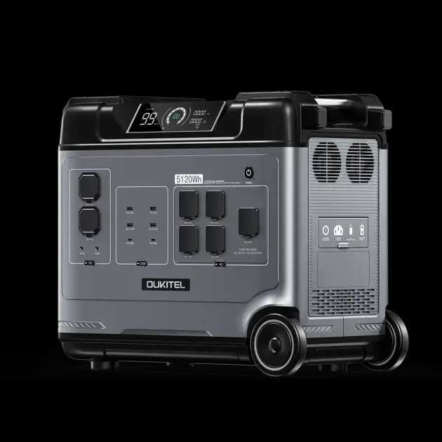 Зарядная станция Oukitel P5000E / 2200 Вт / 5120 Вт⋅ч / LiFePO4