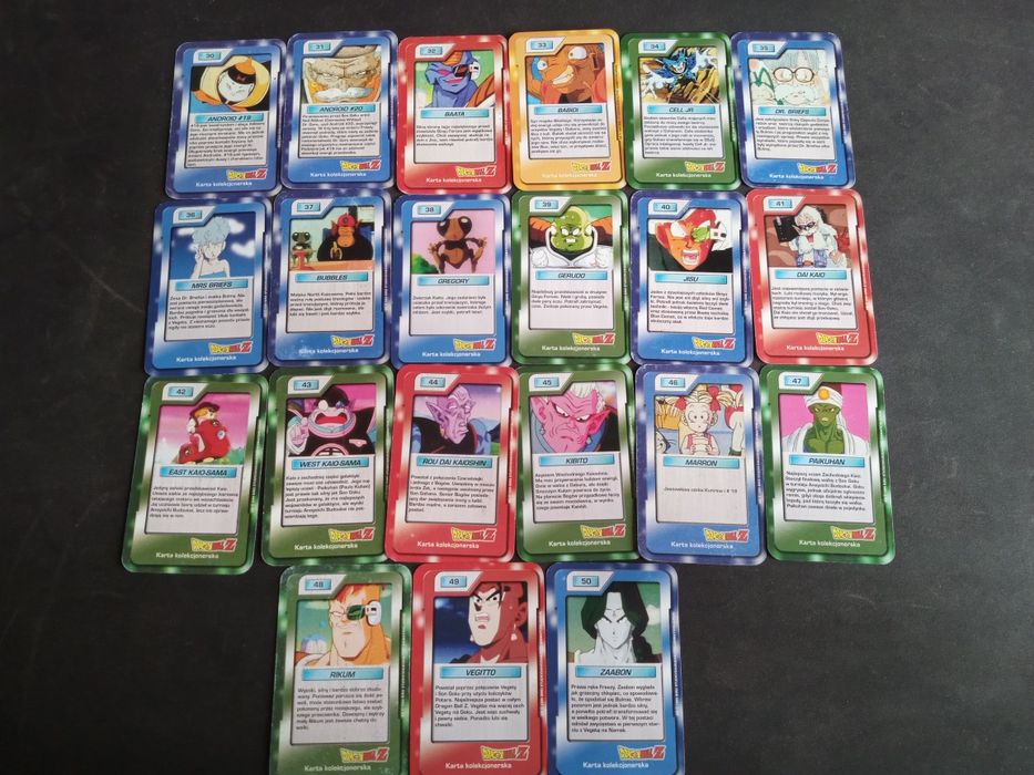 Karty Dragon Ball Chio