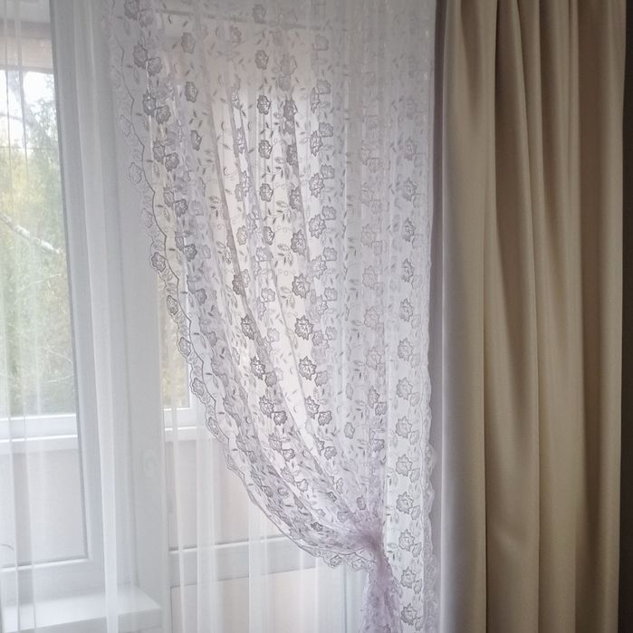 Ніжна Тюль на вікно, або декор