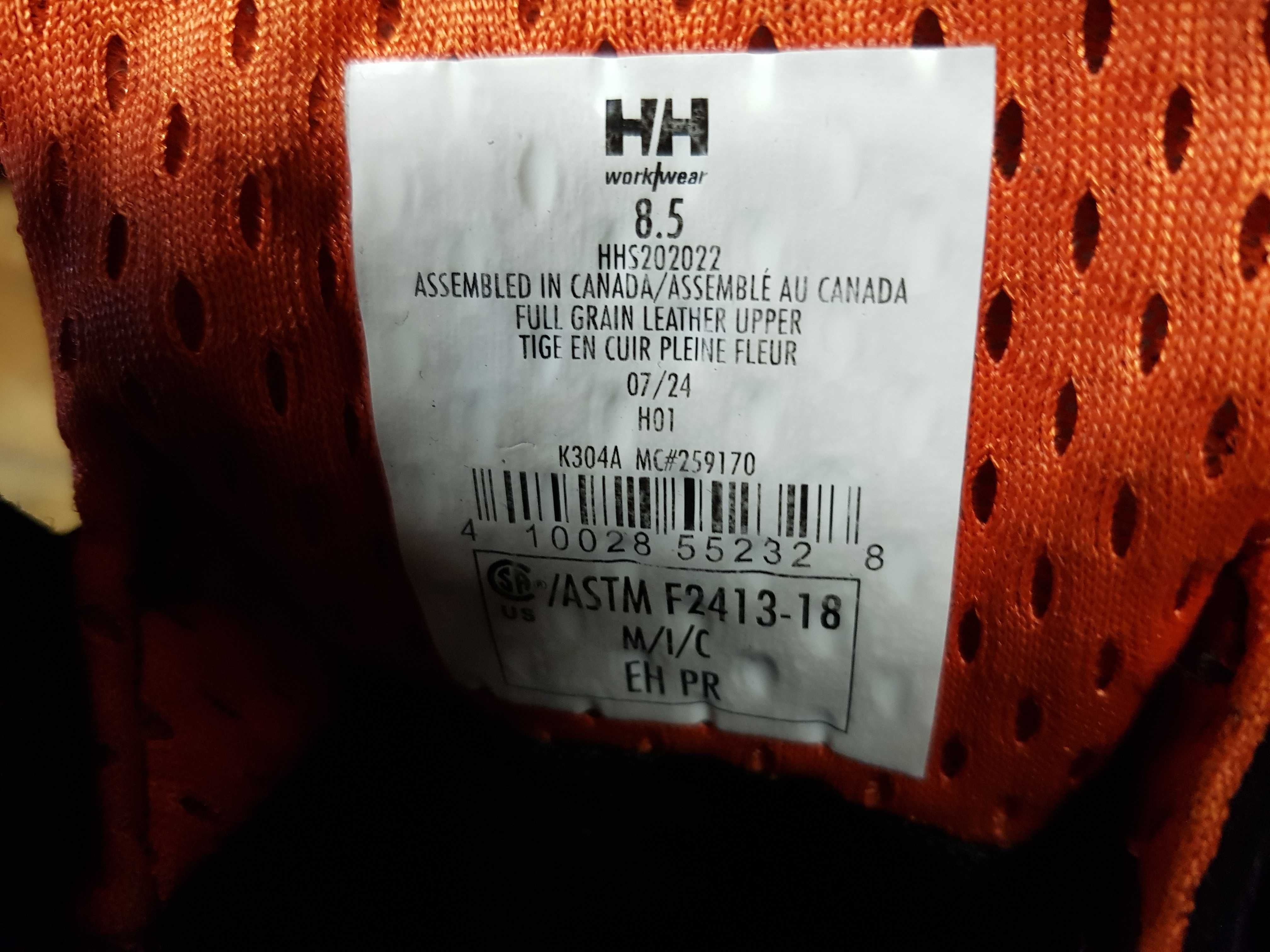 Buty robocze HELLY HANSEN rozm 41,5 wkł 27,5 cm S3