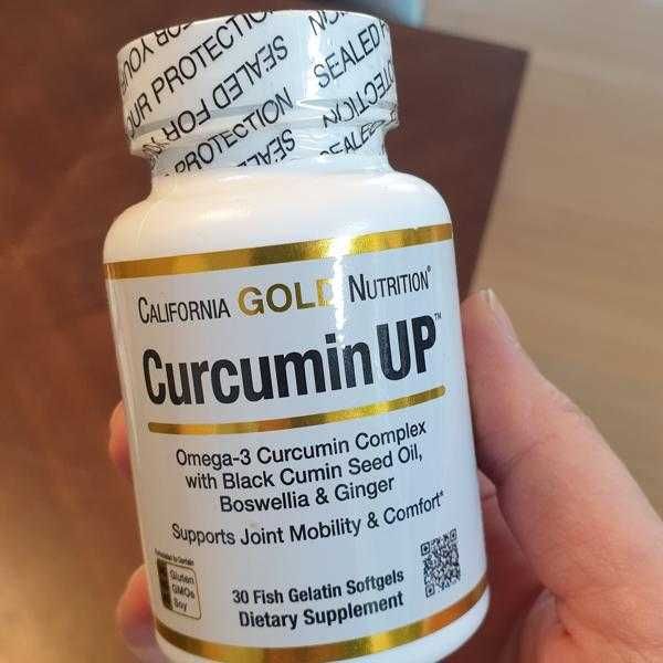 CurcuminUP Комплекс куркумин и омега 3, куркума, США, 30 капсул