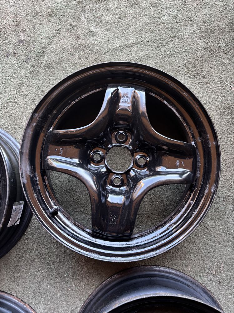 4x100 OPEL CORSA ADAM 6Jx15 IS39 felgi stalowe STRUKTURALNE czujniki