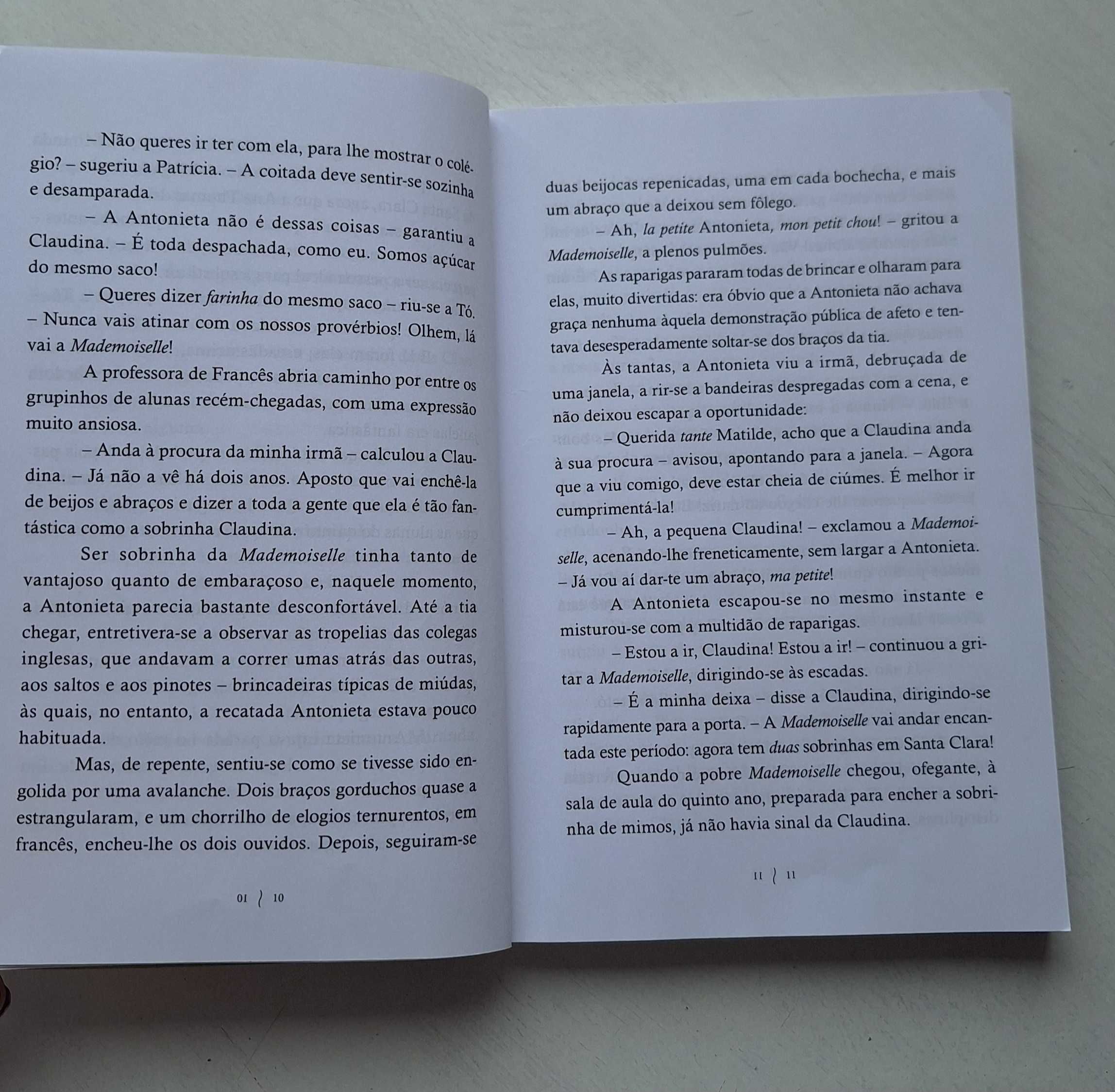 Livro " O quinto ano no Colégio de Santa Clara" - As gémeas