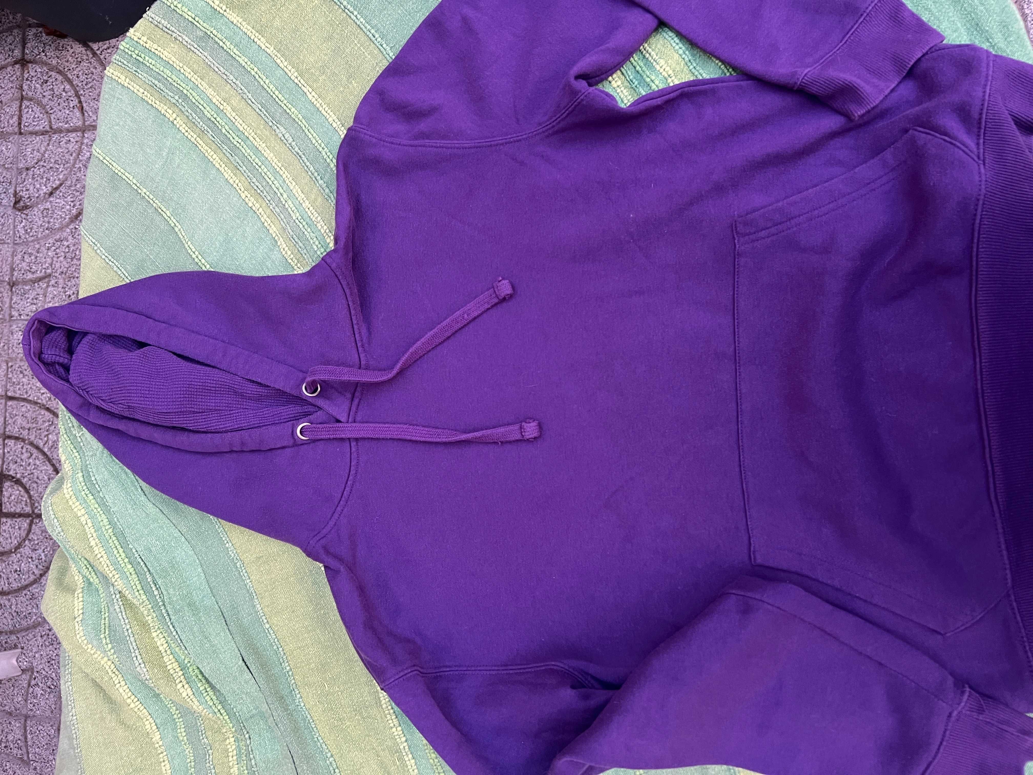 hoodie roxa M greencoast