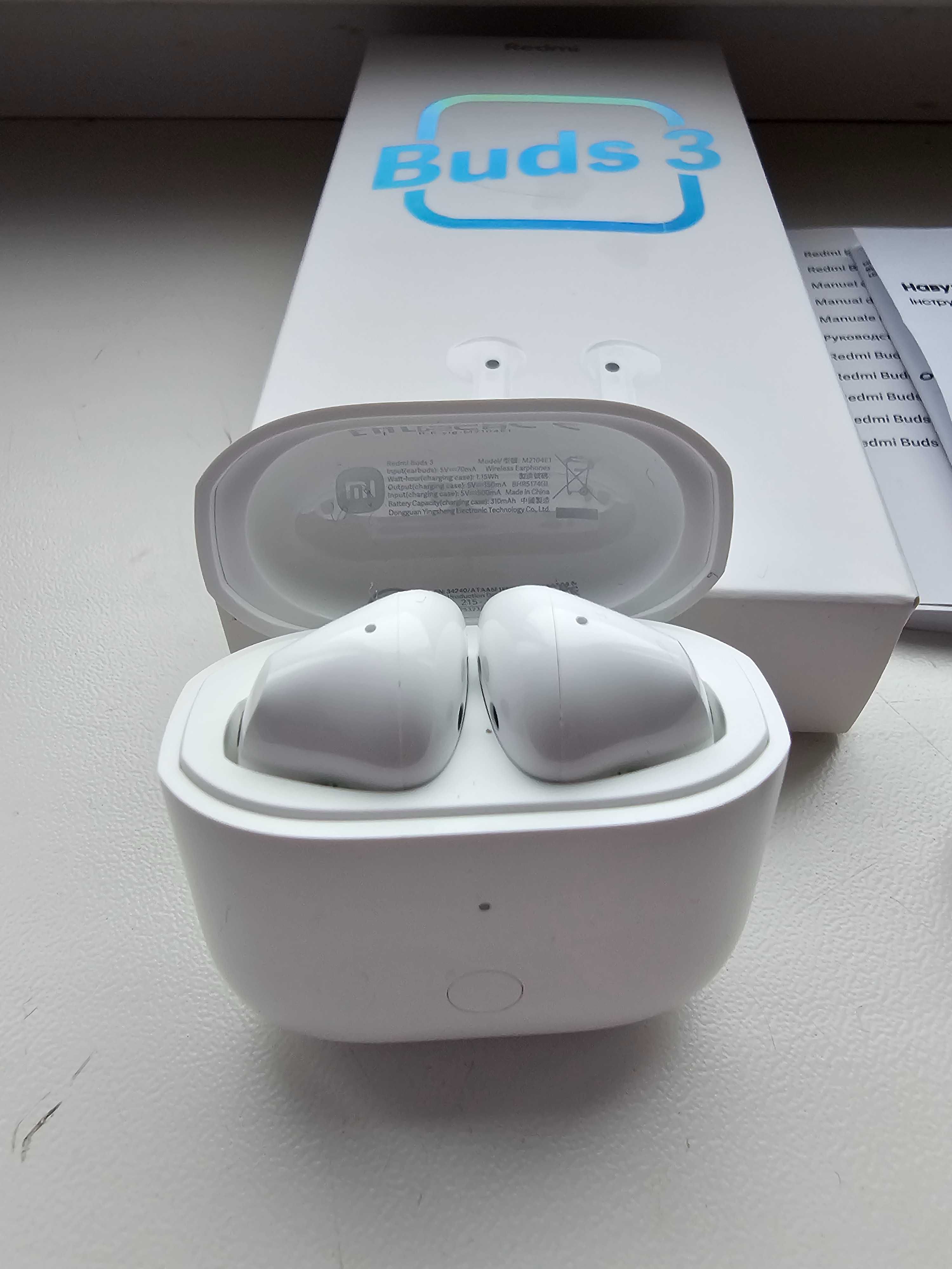 Навушники бездротові Xiaomi Redmi Buds 3 Original White