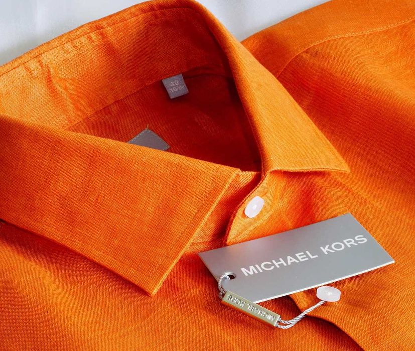 Michael Kors koszula lniana slim XL 44 guess barba napoli ck RRP €340