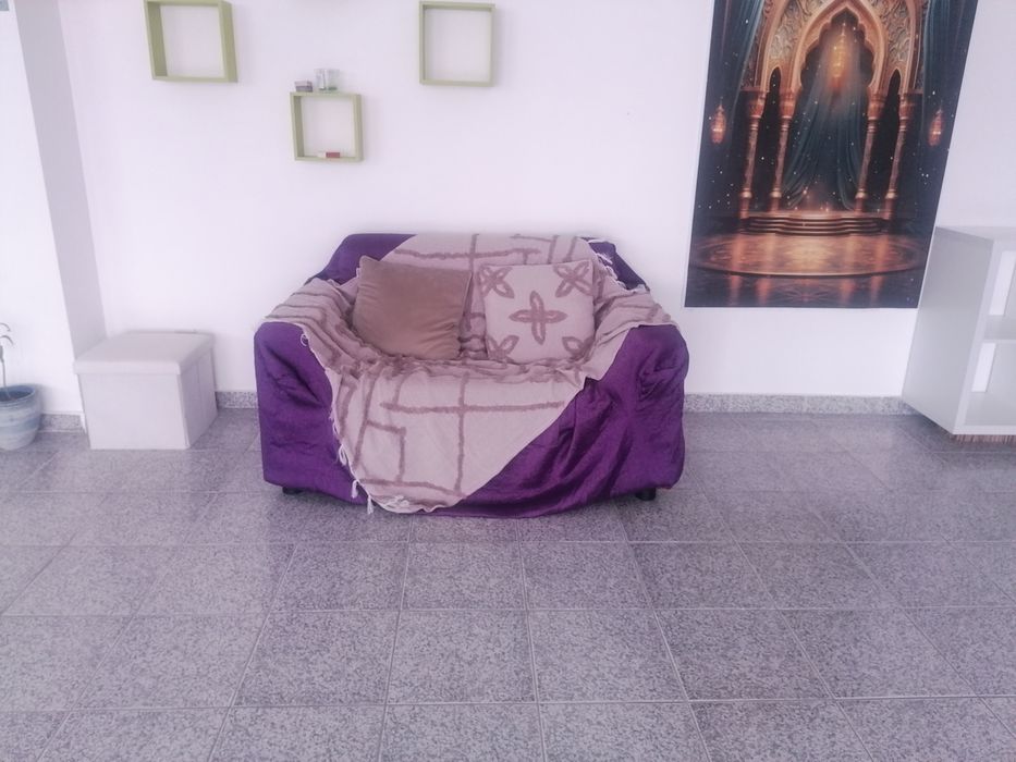 Sofá 2 lugares tecido