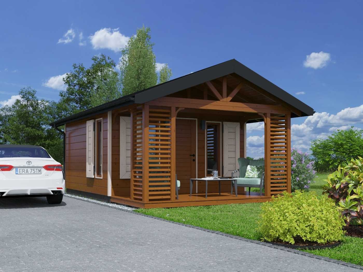 TERAZ -50% Altana 4x4 taras 4x3 DOMEK 4x7m domek 4x5 taras 4x2 MDN510