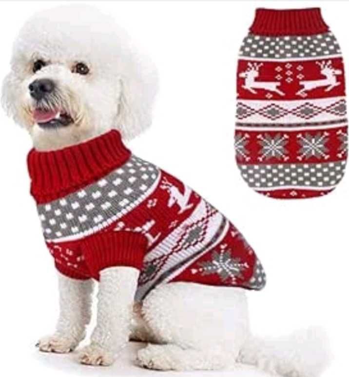 Świąteczny sweter dla psa nowy S