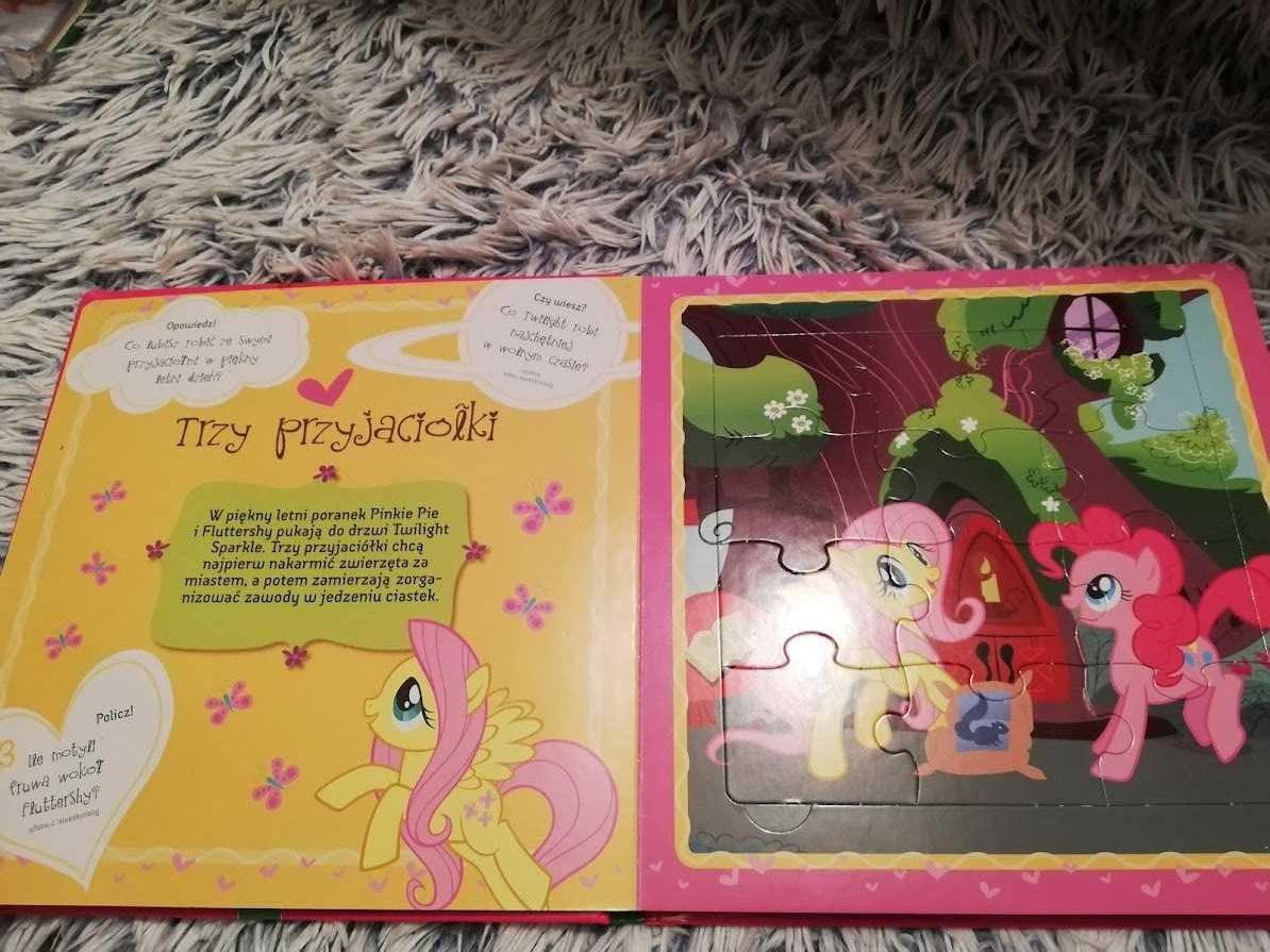 My little Pony książka puzzle