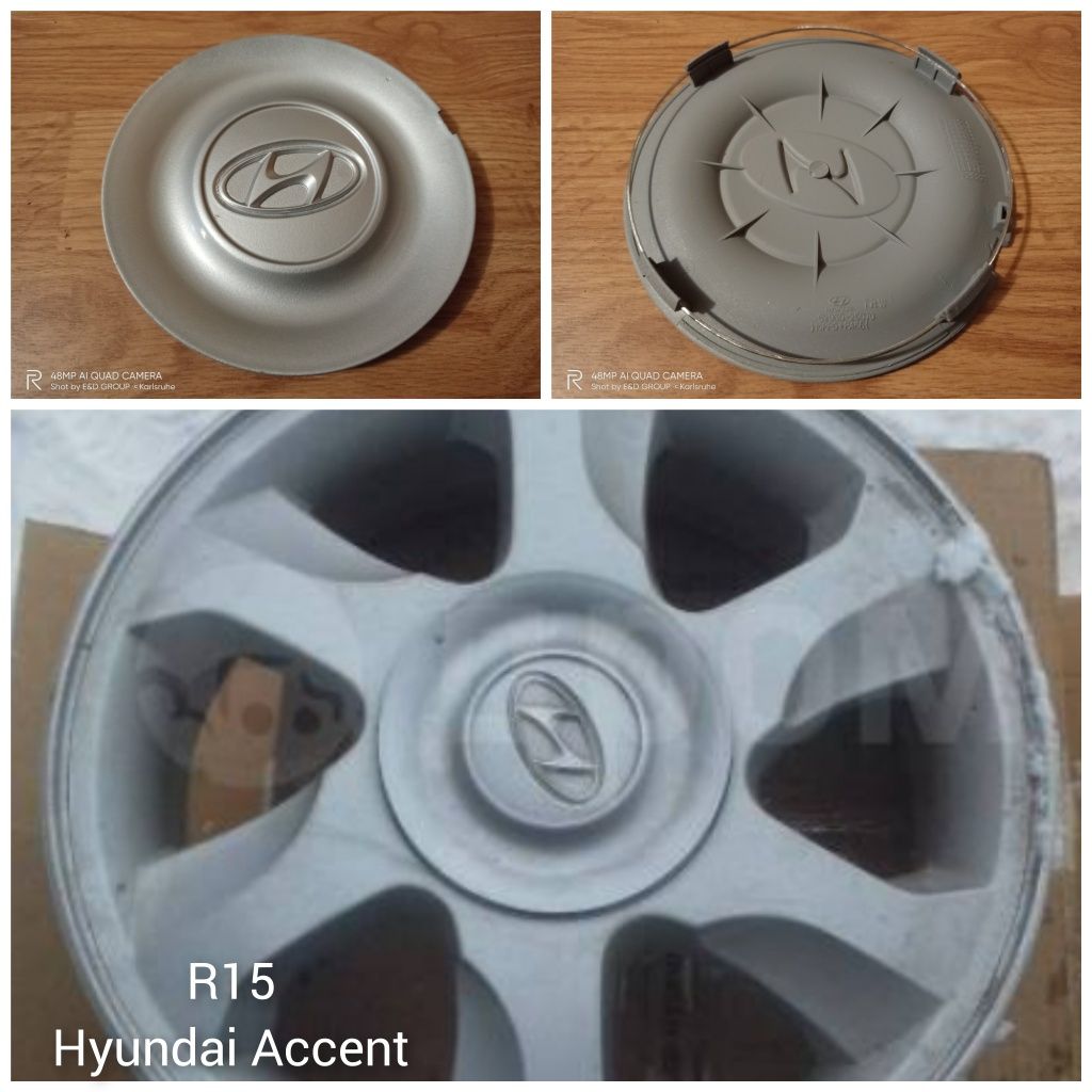 Колпаки в диски Hyundai.Хюндай.Tucson.Sonata.Accent.Genesis.Оригинал