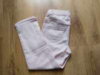 H&M spodnie różowe za kolana 5/6 134/140cm 8l+ bdb+