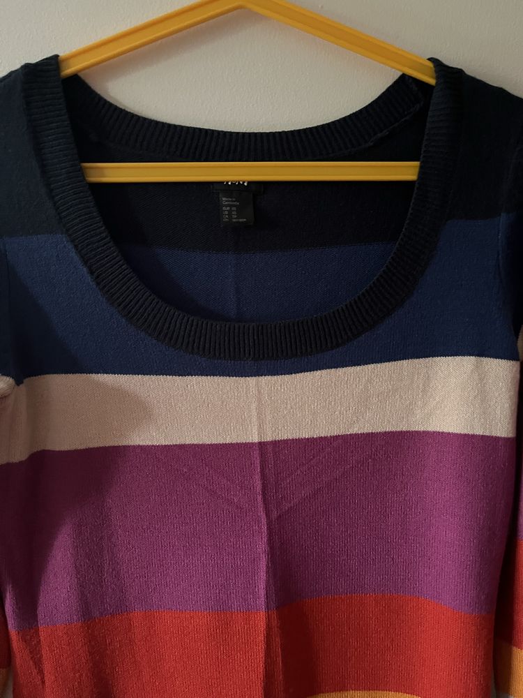 Sukienka kolorowa długa H&M, roz.XS