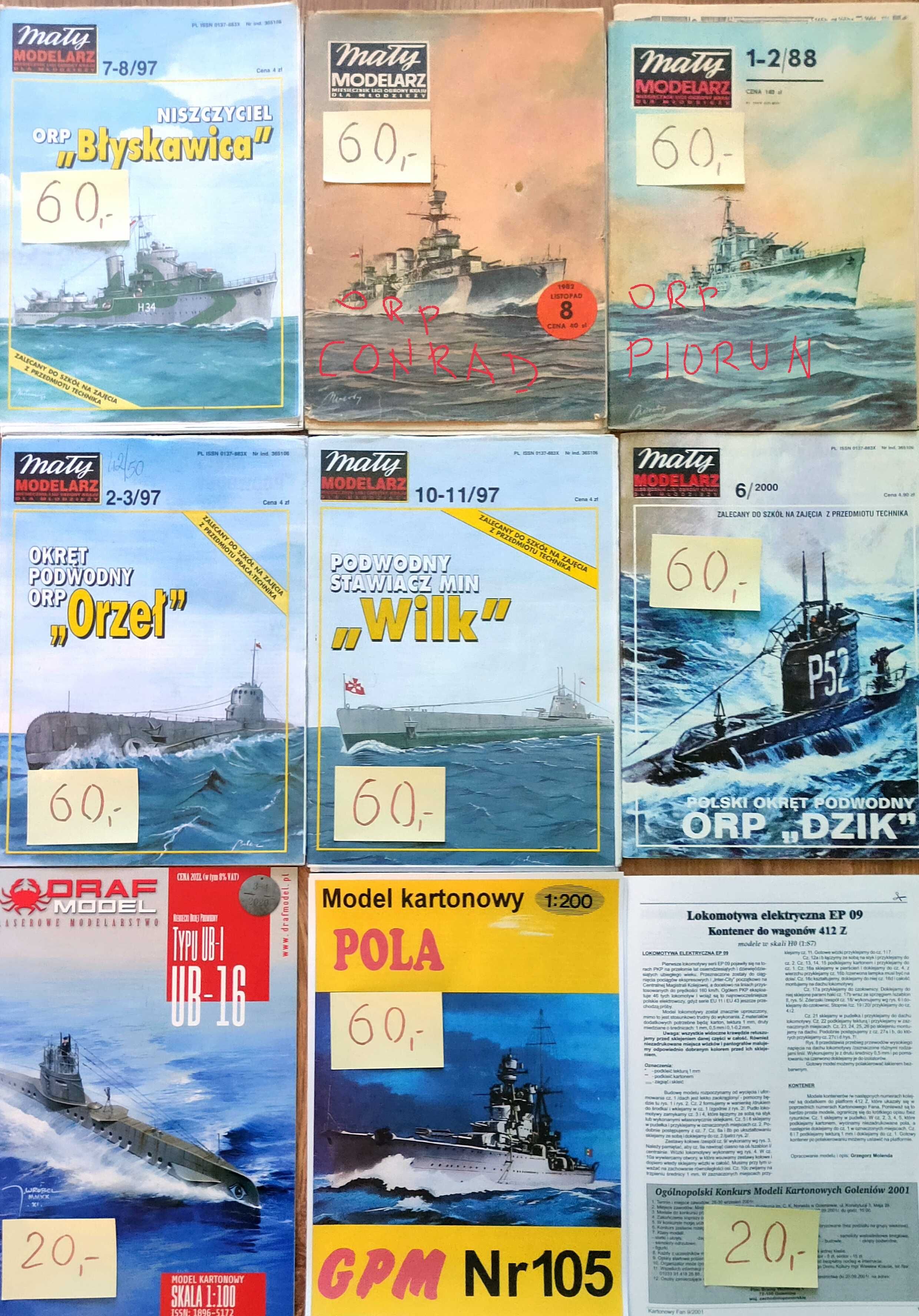 Sprzedam kolekcję modeli kartonowych