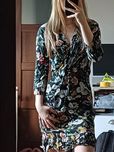 Sukienka krótka w kwiaty