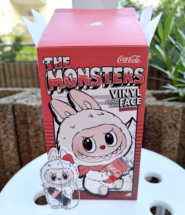 LABUBU oryginalna maskotka POPMART Coca-Cola z butelką nowa