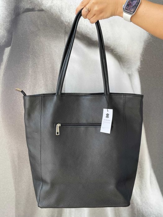 Велика шкіряна сумка шопер Італія