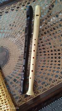 Flauta branca e flauta preta