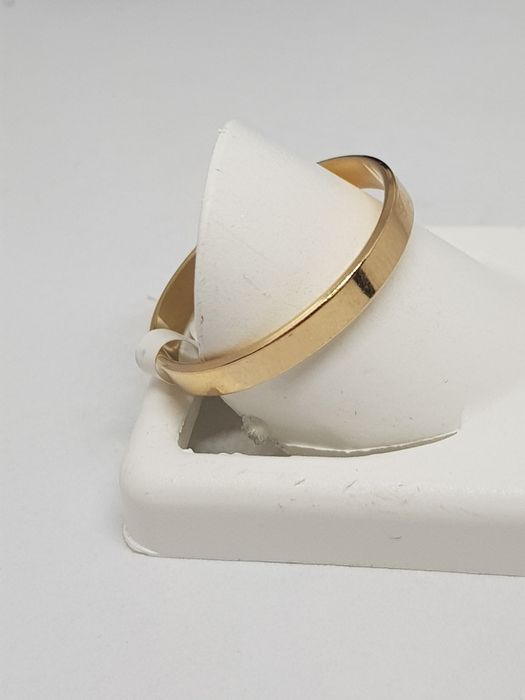 Złota płaska obrączka złoto 583 Rozmiar 22